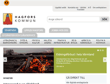 Tablet Screenshot of hagfors.se